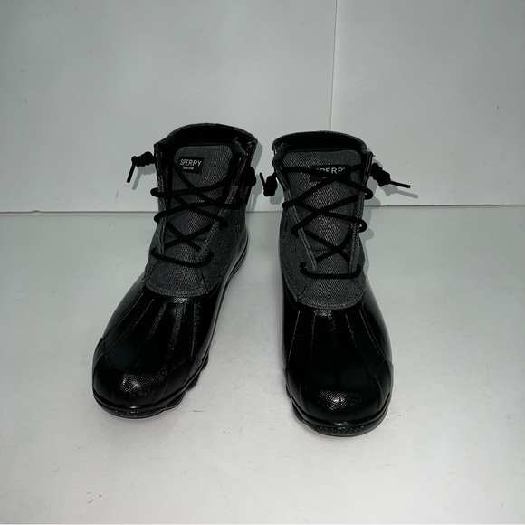 SPERRY TOP-SIDER Black Syren Gulf Cheetah Duck Boot - New In Box - Duplicate - Picture 9 of 16